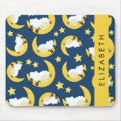 Schapenpatroon, Slapen Schaap, Maan, Jouw naam Muismat (Voorkant)