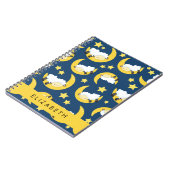 Schapenpatroon, Slapen Schaap, Maan, Jouw naam Notitieboek (Linkerzijde)