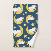 Schapenpatroon, Slapende schapen, Maan, Sterren Bad Handdoek (Handdoek)