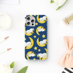 Schapenpatroon, Slapende schapen, Maan, Sterren Case-Mate iPhone Case