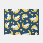 Schapenpatroon, Slapende schapen, Maan, Sterren Deurmat (Voorkant)