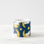 Schapenpatroon, Slapende schapen, Maan, Sterren Espresso Kop (Voorkant)