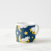 Schapenpatroon, Slapende schapen, Maan, Sterren Espresso Kop (Voorkant rechts)