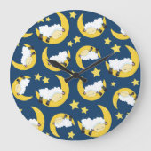 Schapenpatroon, Slapende schapen, Maan, Sterren Grote Klok (Voorkant)