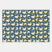 Schapenpatroon, Slapende schapen, Maan, Sterren Inpakpapier Vel (Voorkant 2)