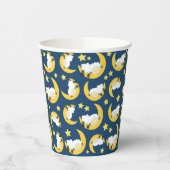 Schapenpatroon, Slapende schapen, Maan, Sterren Papieren Bekers (Links)