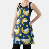 Schapenpatroon, Slapende schapen, Maan, Sterren Schort (Insitu)