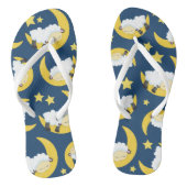 Schapenpatroon, Slapende schapen, Maan, Sterren Teenslippers (Voetbed)