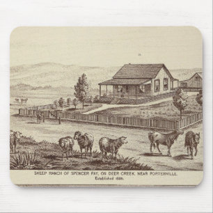 Schapenranches van Deer Creek Muismat