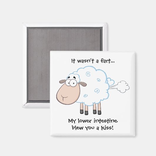 Schapenschaapskooi Magneet (Voorkant / Achterkant)