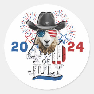SCHAPENSHERIFF -4 JULI GEPERSONALISEERDE Sticker