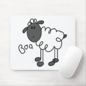 Schapenstaaf Figuur Mousepad Muismat (Met muis)