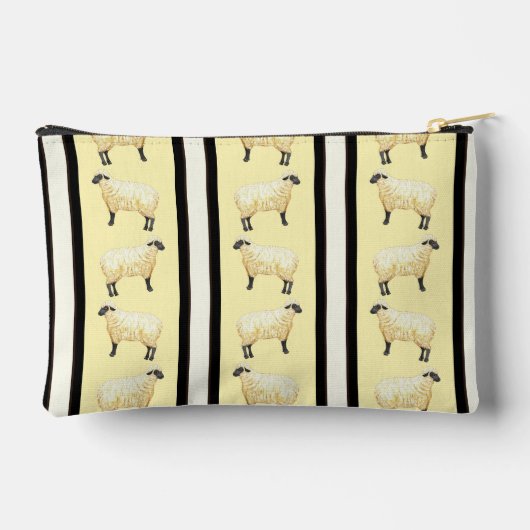 schapenstreepzak etui (Achterkant)