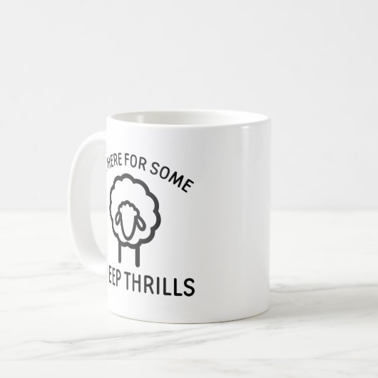 Schapentollen Koffiemok (Voorkant links)