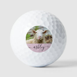 Schapentong show golfballen