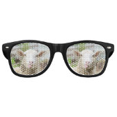 Schapentong show retro zonnebril (Voorkant)