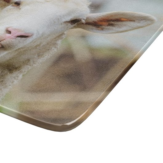 Schapentong show snijplank (Hoek)