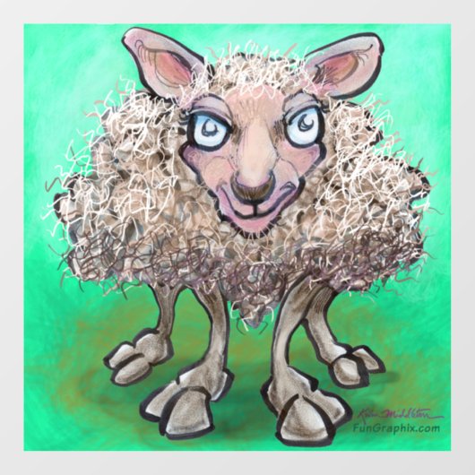 Schapenvensterverkoop Raamsticker (Vel)