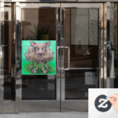 Schapenvensterverkoop Raamsticker (Kantoordeur)