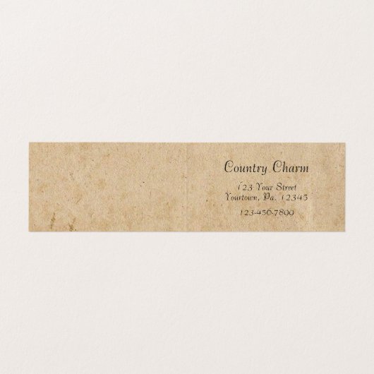 Schapenvoudig Visitekaartje (Binnenkant ongevouwen)