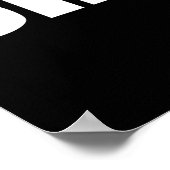 Schapenvraag Er blijft niets mis - schapen Poster (Hoek)