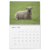 Schapenwand Agenda Kalender (Feb 2027)