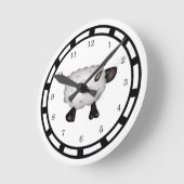 Schapenwandklok Ronde Klok (Hoek)