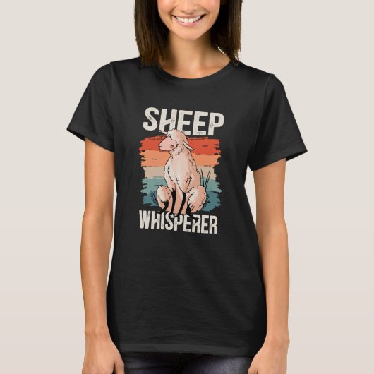 Schapenwapenschapenboer Rancher Sheep T-shirt (Voorkant)