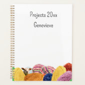 Schapenwier van brei- en haakwerk, voor verpersoon planner (Voorkant)