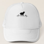 Schapenwisservormig ontwerp Lamb Fun Farmer Gift Trucker Pet (Voorkant)