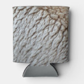 Schapenwol Abstracte Natuur Foto Blikjeskoeler (Voorkant)