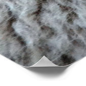 Schapenwol Abstracte Natuur Foto Poster (Hoek)