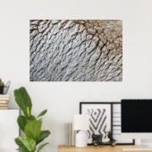 Schapenwol Abstracte Natuur Foto Poster (Thuiskantoor)