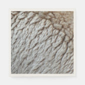 Schapenwol Abstracte Natuur Foto Servet (Voorkant)