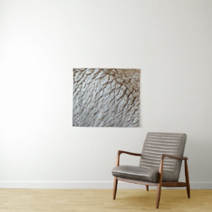 Schapenwol Abstracte Natuur Foto Wandkleed