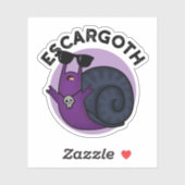 Schar-gothic Funny Cool Gothic Slak Pun Sticker (Vel)