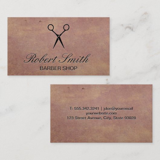 scharen | Achtergrond textiel Visitekaartje (Voorkant / Achterkant)