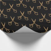 Scharen (goud) cadeaupapier (Hoek)