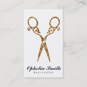 scharen /goud visitekaartje