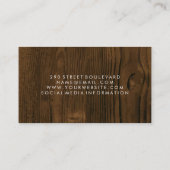 Scharen Hout Achtergrond Visitekaartje (Achterkant)