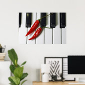 Scharfe Musik Poster (Thuiskantoor)