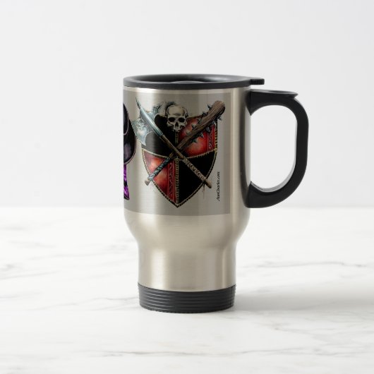 Scharfrichter Crests Travel Mug beroemd gemaakt do Reisbeker (Rechts)
