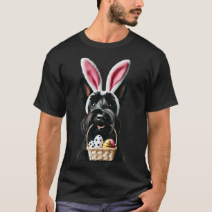 Scharige Oor Schotse Terriër Hond Pasen Eieren O T-shirt