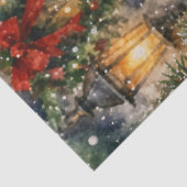 Scharlaken Ara Kerstboom Decoupage Tissuepapier (Detail)