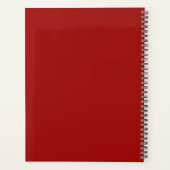 Scharlaken Ara Paar Tropisch Rood Lay-out Planner (Achterkant)