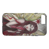 Scharlaken Fee Fantasy Kunst door Molly Harrison Case-Mate iPhone Case (Achterkant (Horizontaal))