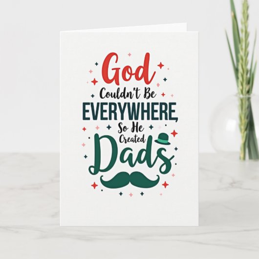 Scharlaken God Dads Kaart (Voorkant)