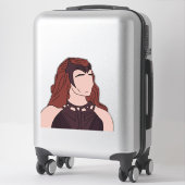 scharlaken heks wanda maximoff sticker (Koffer)