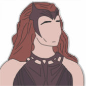 scharlaken heks wanda maximoff sticker (Voorkant)