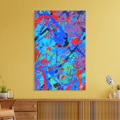 Scharlaken Liefde Canvas Afdruk (Insitu (Woonkamer))